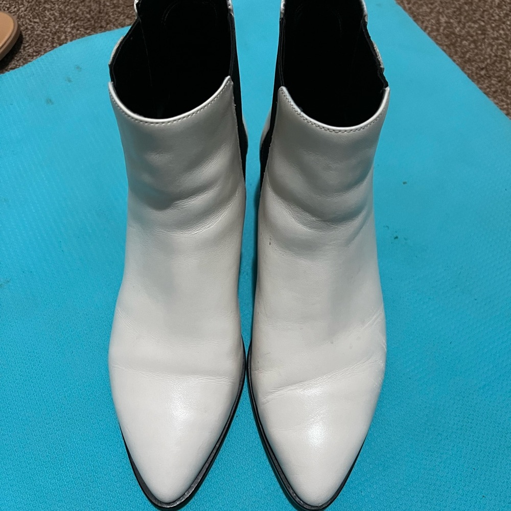 Womens white Cole Haan booties. Worn maybe twice. Size 8!